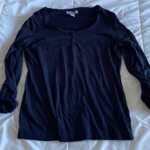 Navy Blue quarter sleeve shirt